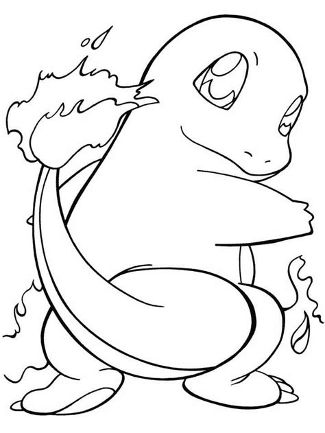 Dibujos De Charmander Pokemon Para Colorear Para Colorear Pintar E