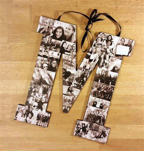 10 Inch Custom Photo Collage Letter And Custom Photo Collage Etsy