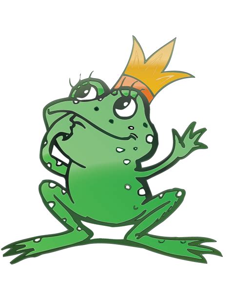Vector Cartoon Frog Prince Free Vector 4vector
