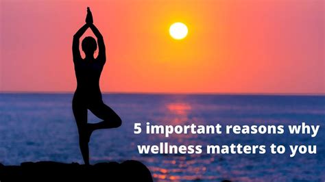 5 Important Reasons Why Wellness Matters To You A Holistic Journey To