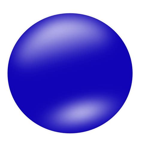 OnlineLabels Clip Art - blue circle