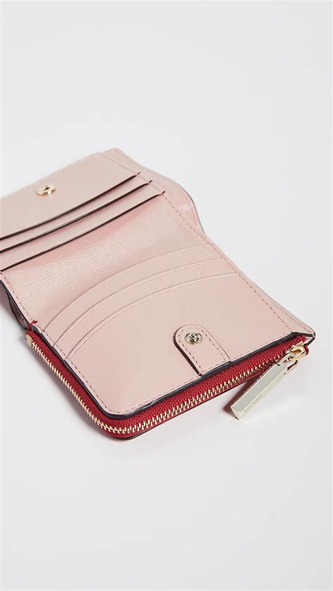 Kate spade lola glitter large continental wallet rose pink sparkle $229top rated seller. Kate Spade Leather Margaux Small Bifold Wallet in Red - Lyst