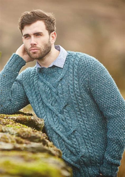 24 Mens Cable Knit Sweater Pattern Free