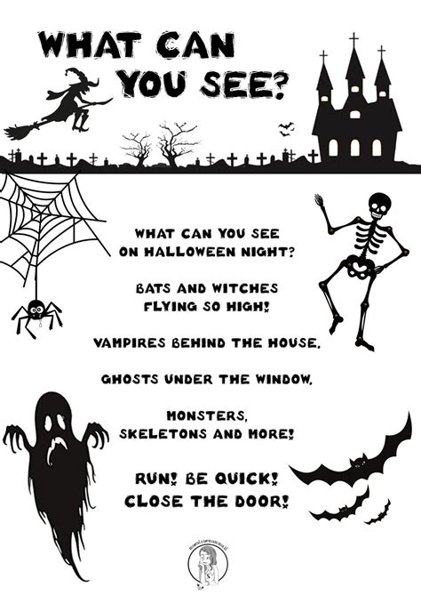 Halloween Scary Rhymes Maestraemamma Poesie