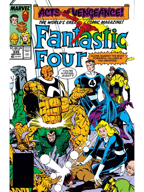 Classic Marvel Comics On Twitter Fantastic Four 335 Cover Dated