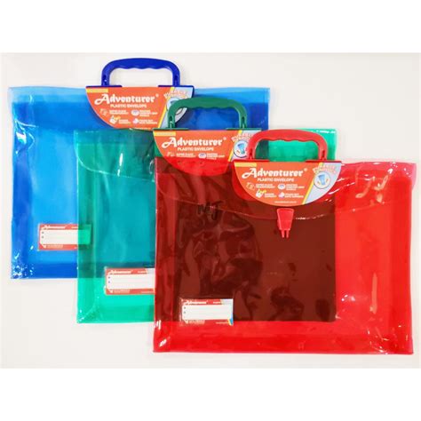 Shipment outside shopee's partner couriers. Adventurer Plastic Envelope PUSH LOCK / ZIPPER with Handle ...