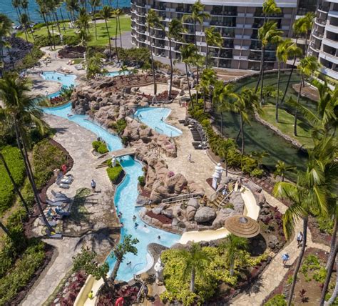 Swimming Pools And Waterslides Hilton Waikoloa Village Hawaii Resort