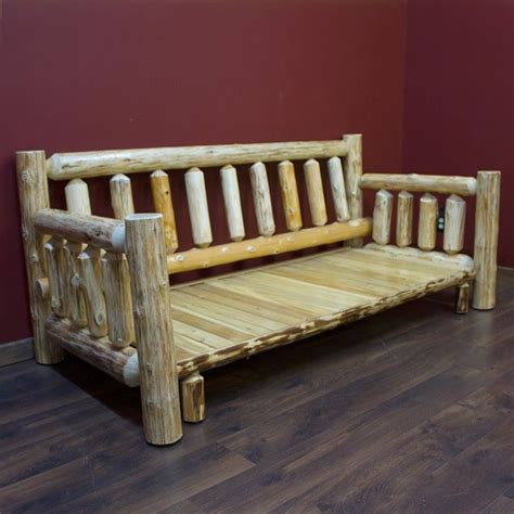 Sylvanian families log cabin furniture of warmth set calico critters japan. Cedar Lake Cabin Easy-Glide Log Futon | Log furniture ...