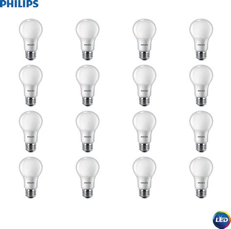 Philips Led Non Dimmable A19 Light Bulb 800 Lumen 5000 Kelvin 9 Watt