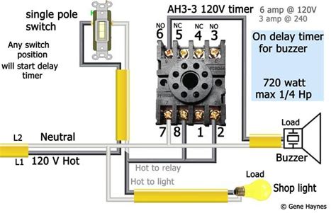 How To Wire Off Delay Timer Timer Electrical Circuit Diagram