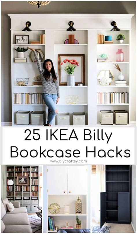 20 Hack Ikea Billy Bookcase