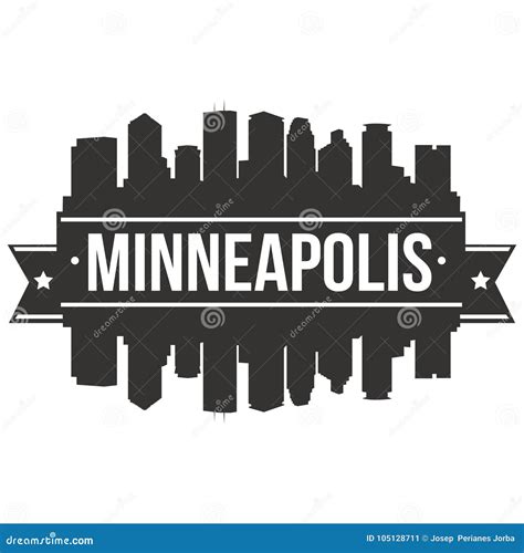 Minneapolis Minnesota United States of America USA Icon Vector Art