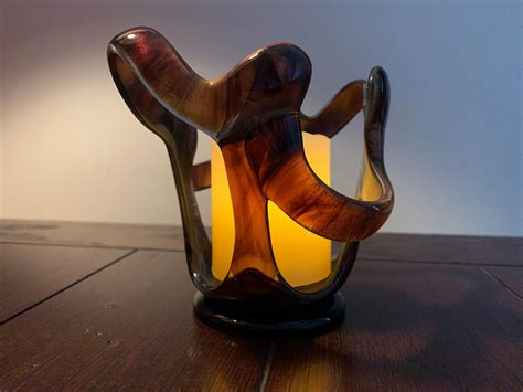 Free Form Glass Sculpture Candle Holder Delphi Artist Gallery