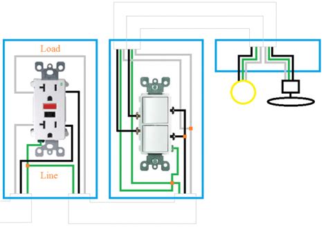 From the schematic, you can easily visualize how the wiring works. Double Rocker Switch Wiring