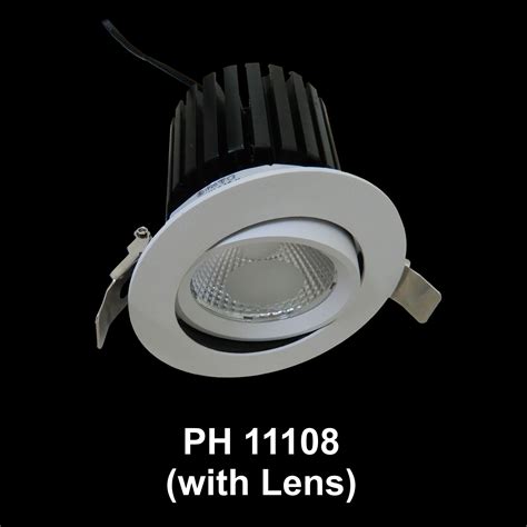 Led Spot Downlight Ph Series Ph 11108 With Lens Saka Lighting