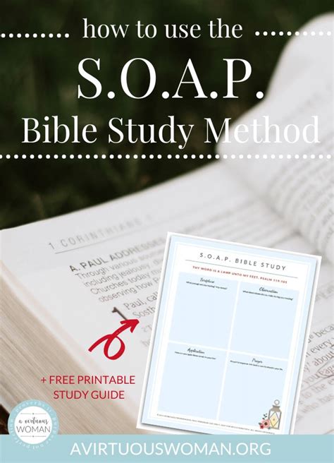 How To Use The Soap Bible Study Method A Virtuous Woman A Proverbs