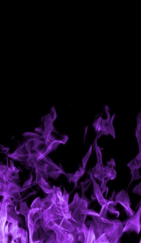 Aesthetic Purple Flame Wallpaper Black And Purple Wallpaper Purple