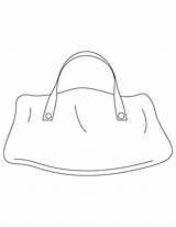Bag Coloring Hand sketch template