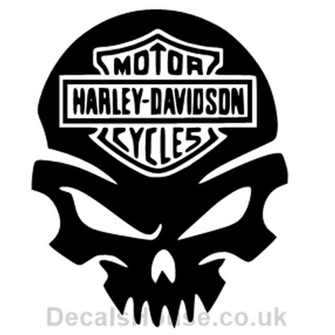 It could be a bit over the top, especially if displayed on a smaller vehicle. Harley Davidson Skull Vinyl Decal Sticker Dh - DecalsHouse