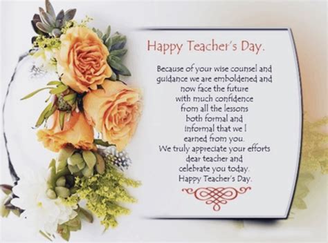 Teachers deserve thanks and praise every day of the year, but this is a special opportunity to read on for some of the most moving quotes on teachers, the art of teaching, and the importance of education. {Top 100+} Happy Teachers Day Quotes and Sayings in ...