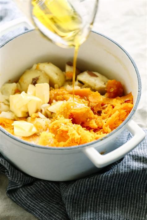 Nutrient Rich Roasted Butternut Squash Mashed Potatoes Live Simply