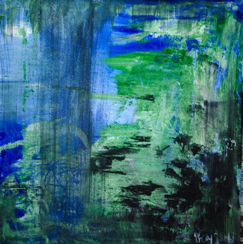 Blue Green Painting By Kelly S