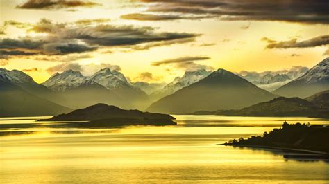 Wallpaper New Zealand 5k 4k Wallpaper Mountains Lake Sunset