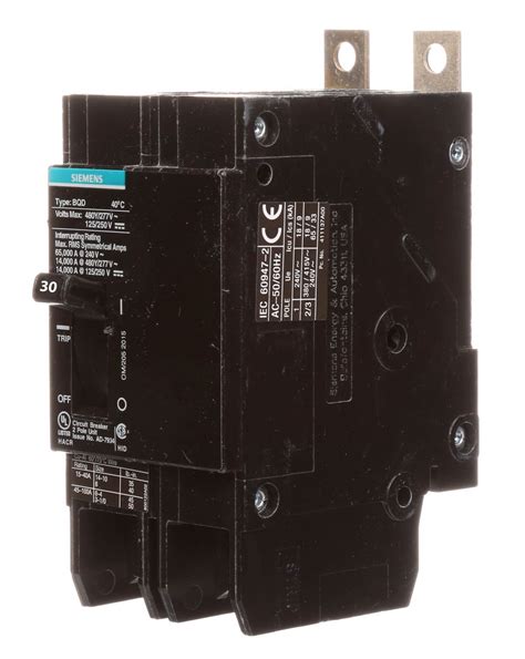 Bqd230 Siemens 30 Amp Molded Case Circuit Breaker