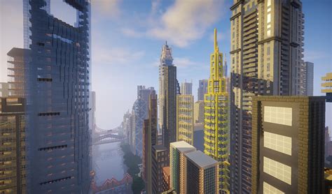 City Of Nefrimact A Densely Populated City V14 Minecraft Project