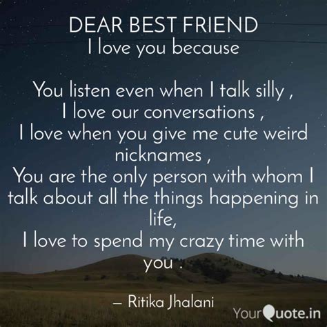 Cute I Love You Best Friend Quotes | the quotes