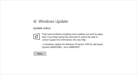 Windows 安裝錯誤 0x80070017 已修復 The Filibuster Blog