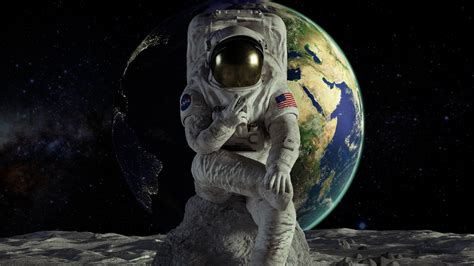Astronaut In Space Wallpaper ~ Astronaut 4k Spacesuit Wallpapers Desktop Screen Picastas