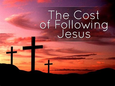 Logos: The Cost of Following Jesus