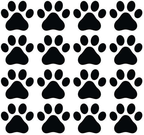 Tp Small Dog Paw Prints Pawprint Vinyl Decal ©yydc 2