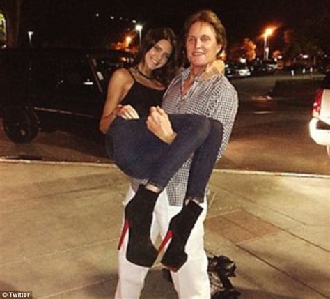 Bruce Jenner Gives Kendall A Lift In Her Huge Heels As He Celebrates