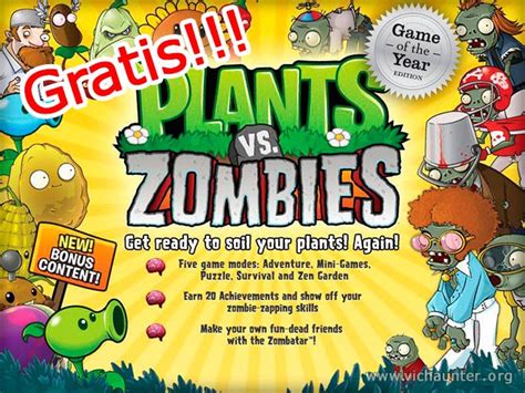 Plants Vs Zombies Game Of The Year Edition Gratis Durante Este Mes En