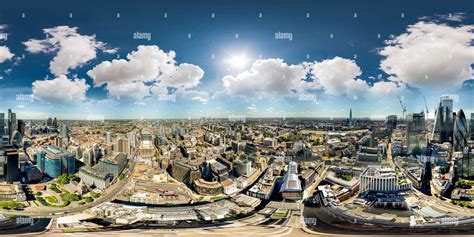 360° View Of Aerial 360 Drone Photo City Of London Uk Alamy