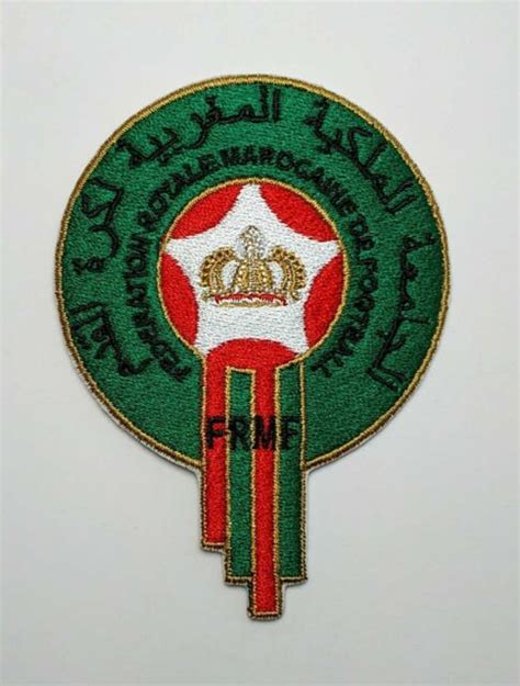 Football National Team Morocco Logo Iron On Patch Aufnaeher Applique