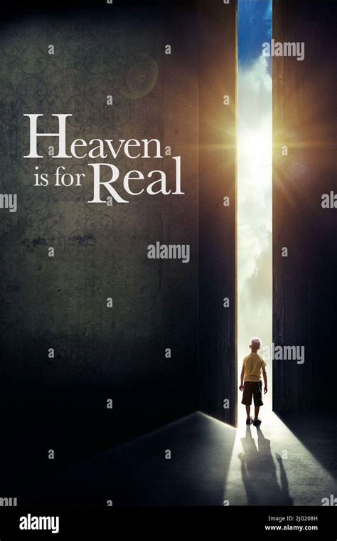 Movie Poster Heaven Is For Real 2014 Stock Photo Alamy
