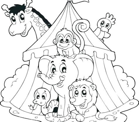 Image Result For Circus Animals Coloring Pages Coloring Books Animal