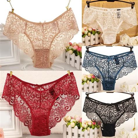 Buy 2018 Sexy Women Female Briefs Panties Brand Lace