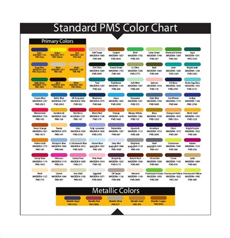 Pms Color Chart For Blue