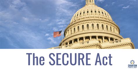 What You Need To Know About The Secure Act Charton Financial Group