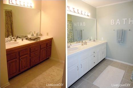 Painting bathroom vanity before and after may give you inspirations and ideas to maximize your task. Get Inspired: 15 Incredible Bathroom Makeovers - How to ...