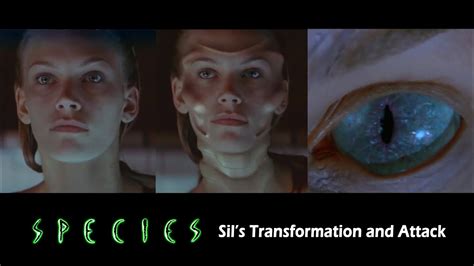 Species 1995 Sil Transformation And Attack Youtube