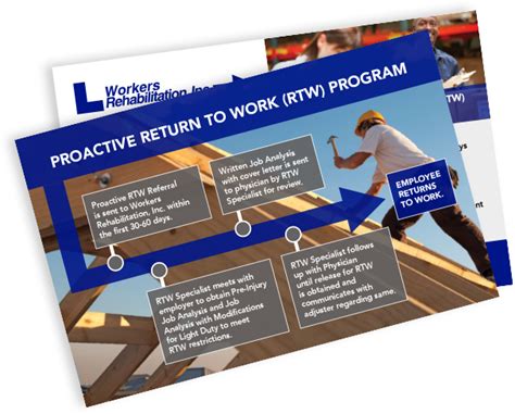 Proactive Return To Work Program Workers Rehabilitation Inc