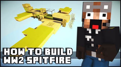 They can copy our example to colour it in, or choose their own colours. Minecraft Vehicle Tutorial - WW2 Spitfire Fighter Plane ...
