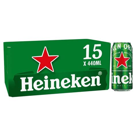 Heineken Premium Lager Beer Cans Morrisons