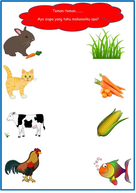 10 Nama Hewan Dan Makanannya Beserta Gambarnya Homecare24