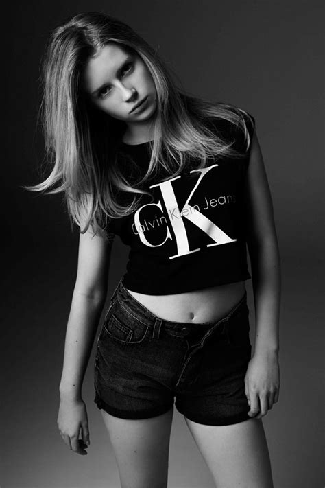 Lottie Moss Poses For Calvin Klein Jeans X Mytheresa Collaboration